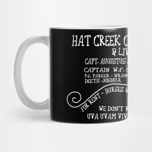 Hat Creek Cattle Company Livery Emporium Mug